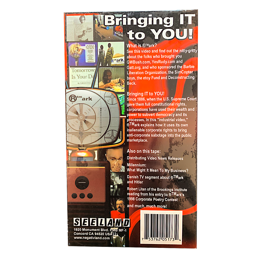 ™ark: Bringing IT to YOU! VHS — [Negativland & Seeland Records]