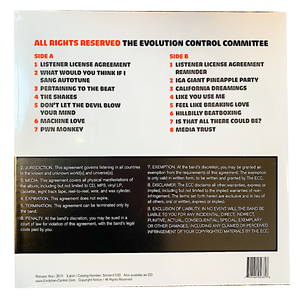 The Evolution Control Committee: All Rights Reserved (Vinyl