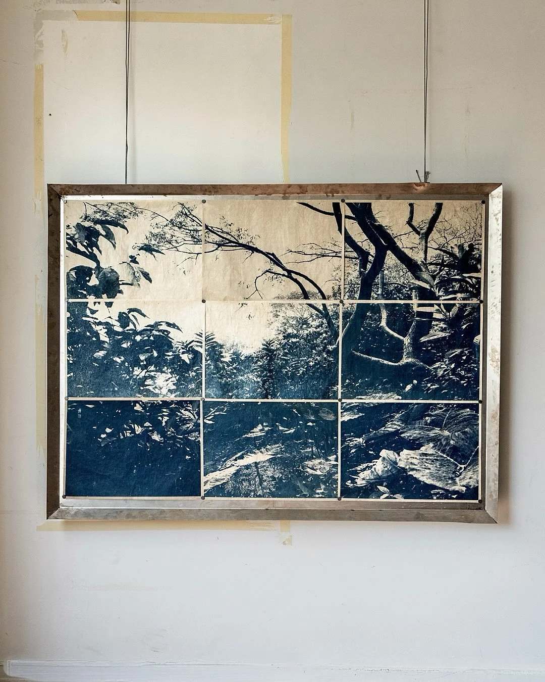 ECHOES X , 2026
Cyanotype on Mexican Kozo 
mounted on Oxidised Steel
158 x 116 cm

Part of my solo exhibition &ldquo;Capitolo Zero&rdquo; , which took place earlier this year in Xochimilco @fuegovivo.mx 

This work reflects on the tension between hum