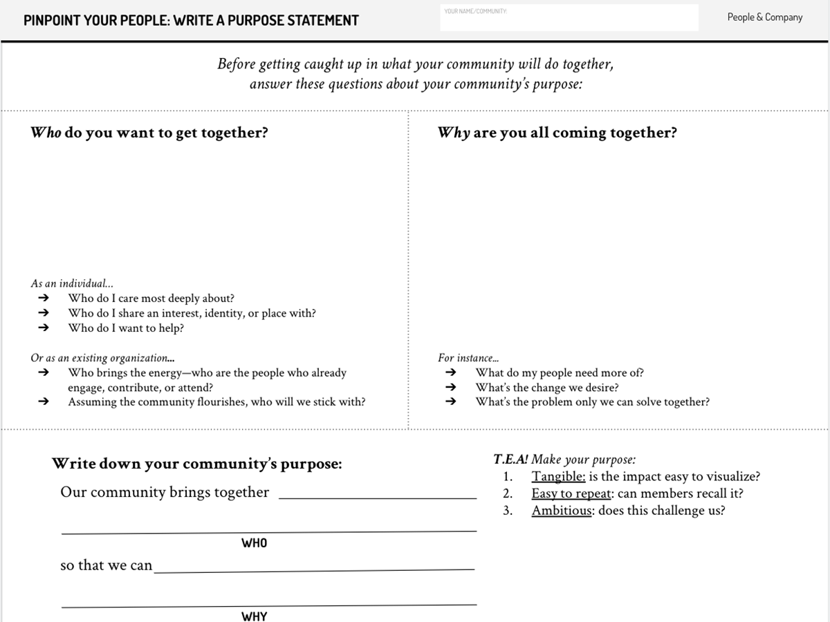 Community building resources | Get Together