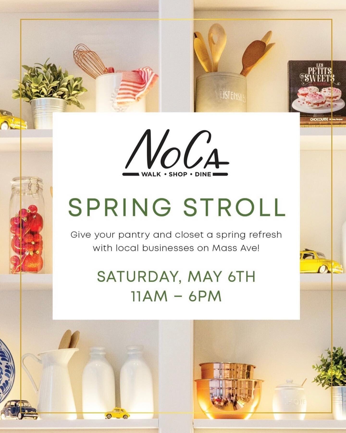 🌸 North Cambridge Spring Stroll 🌸
Join us May 6th for a stroll through North Cambridge to celebrate and give your pantry 👩&zwj;🍳 and closet 👗 a spring refresh. We will have @sweetbotanicalbakes serving up some of her delicious shortbread cookies