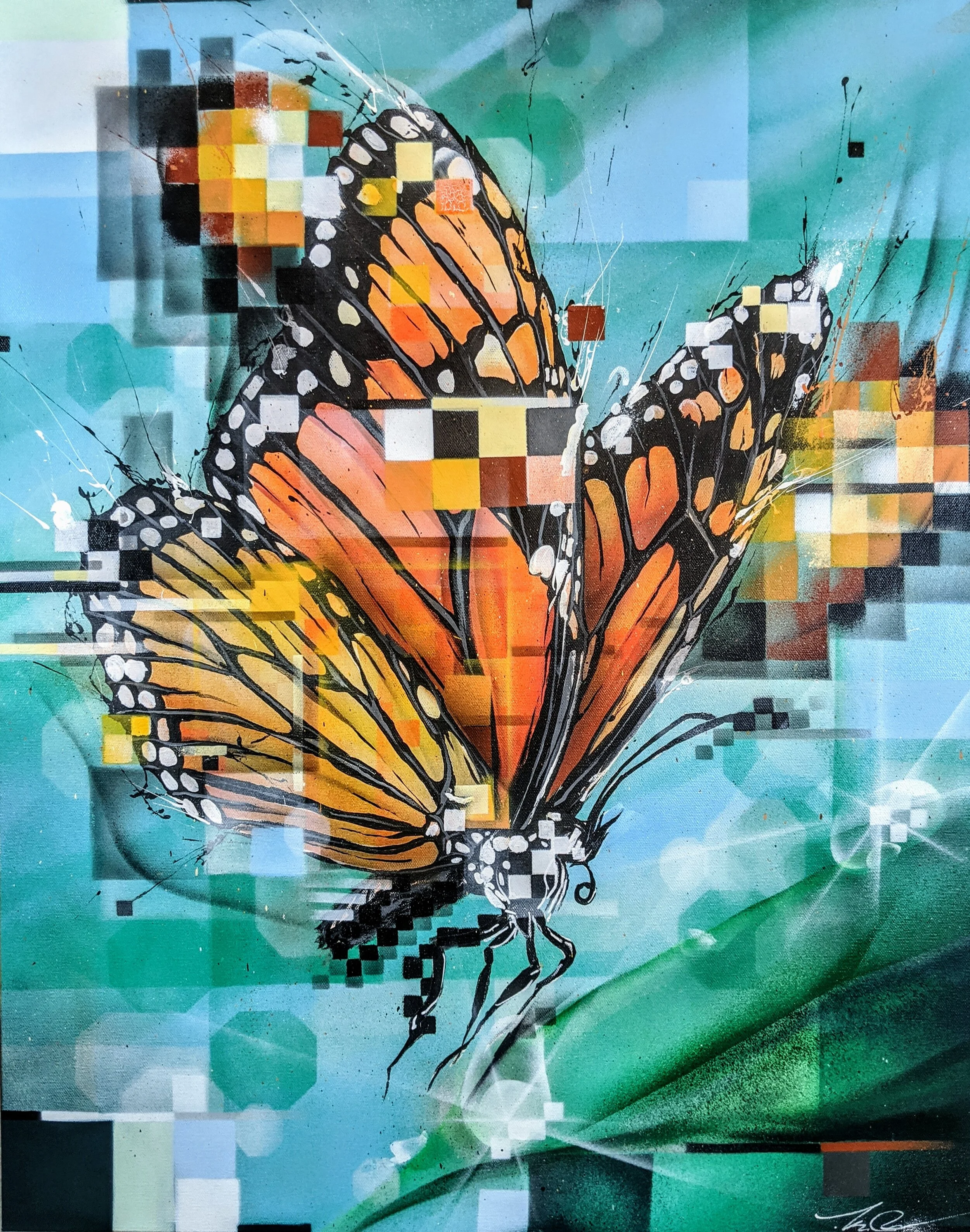 Color of Summer - HAND EMBELLISHED PRINT