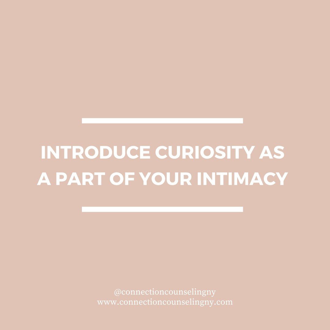 Curiosity is sexy, novelty is sexy, and sharing in discovery of each other is sexy. ⁠
⁠
The building blocks are an exciting and intimate connection during those early stages of dating and beyond. Lean into the playfulness of it.⁠
⁠
I've said this mul