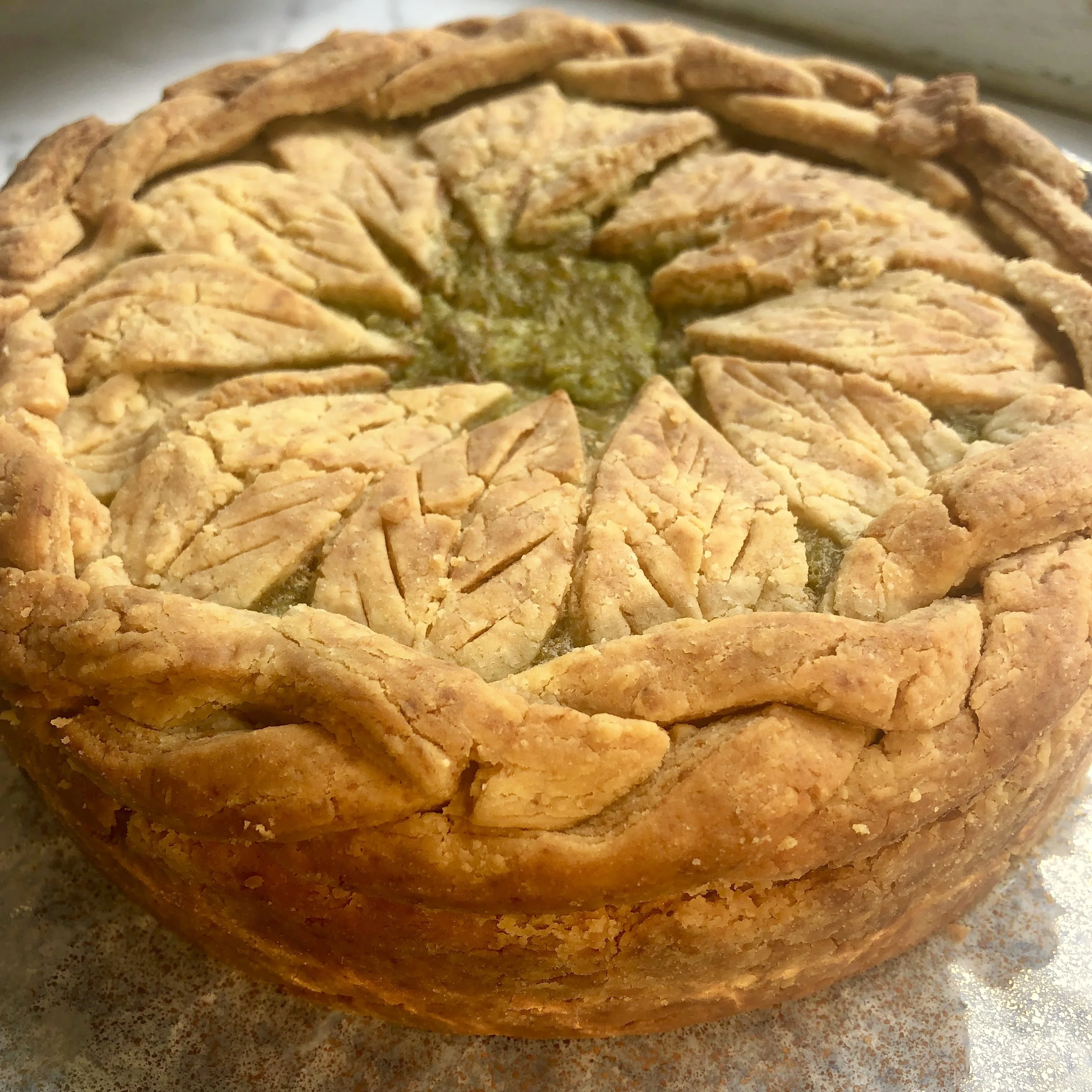 Buttery Pea Pie