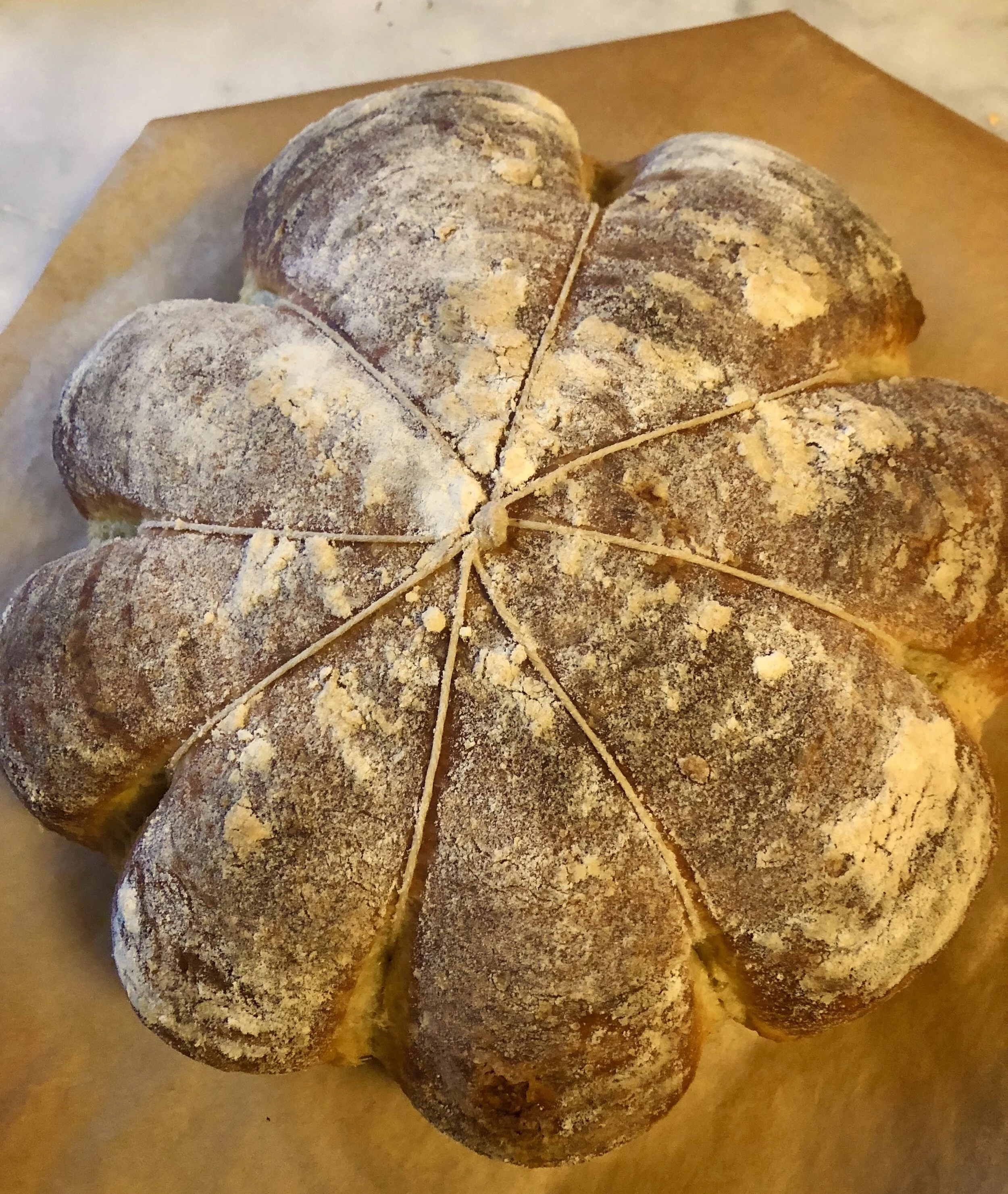 just out of the oven