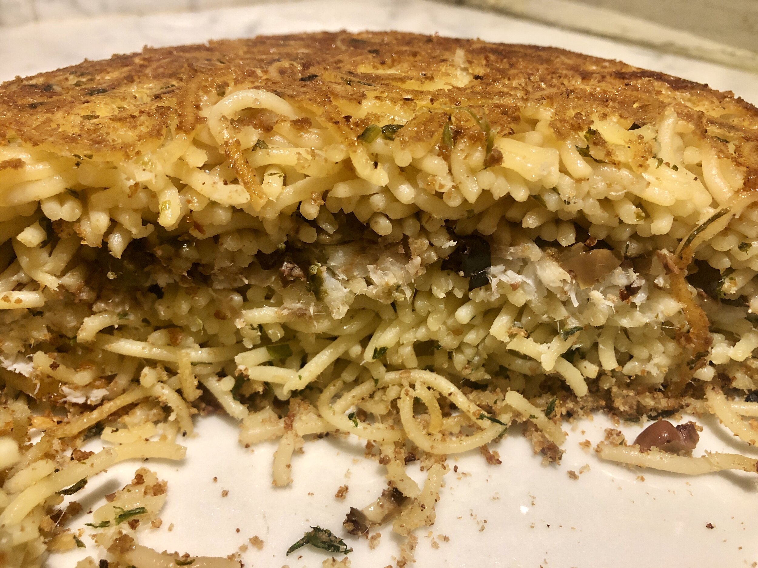 Spaghetti timpano — The Eternal Table