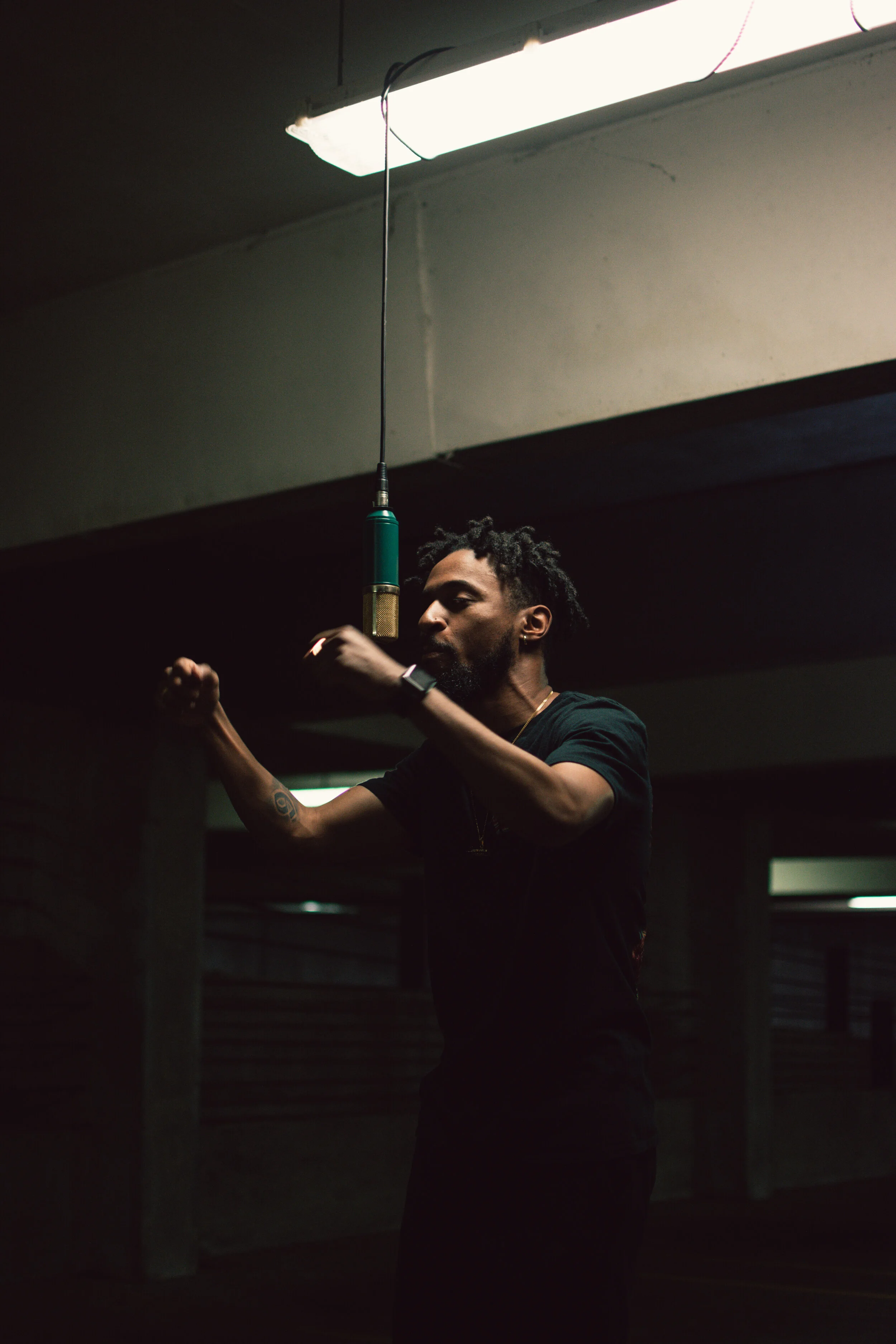 Bakari B. BTS Shoot for &quot;Lean Back: The Massacre&quot; Photo Taken By Essence Ransome; Shirt By Nike