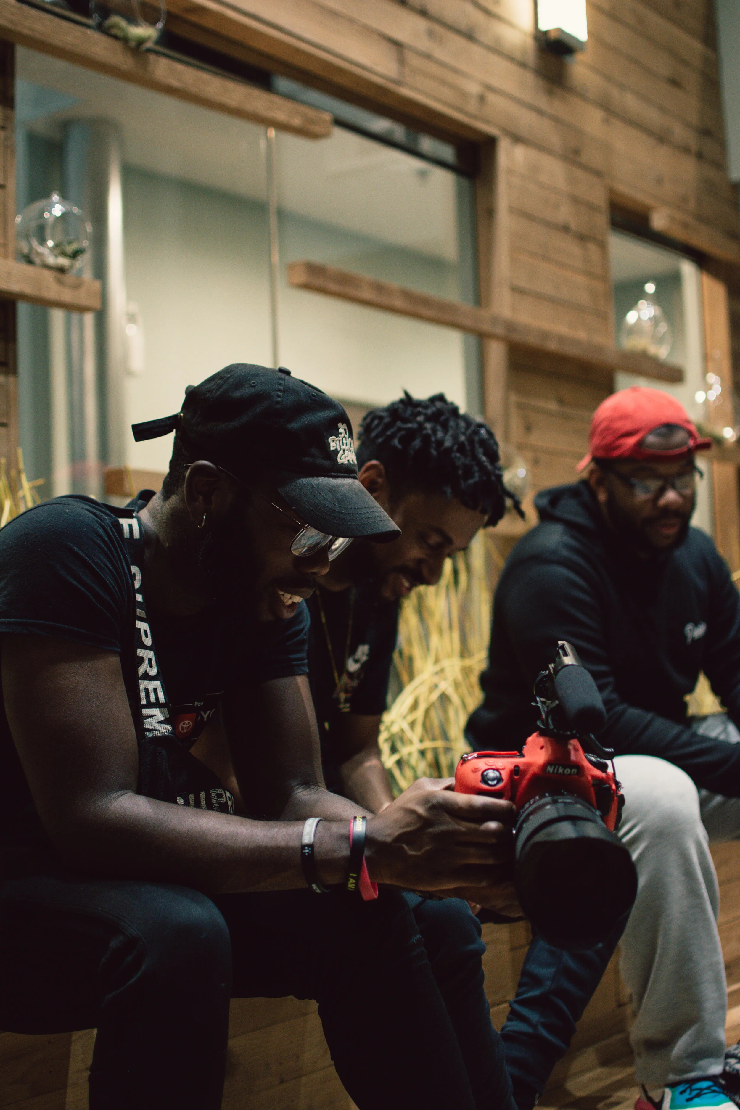 Kola (A.Kola Production), Bakari B., &amp; DJ M3L. BTS for &quot;Lean Back: The Massacre&quot; Photo Taken By Essence Ransome
