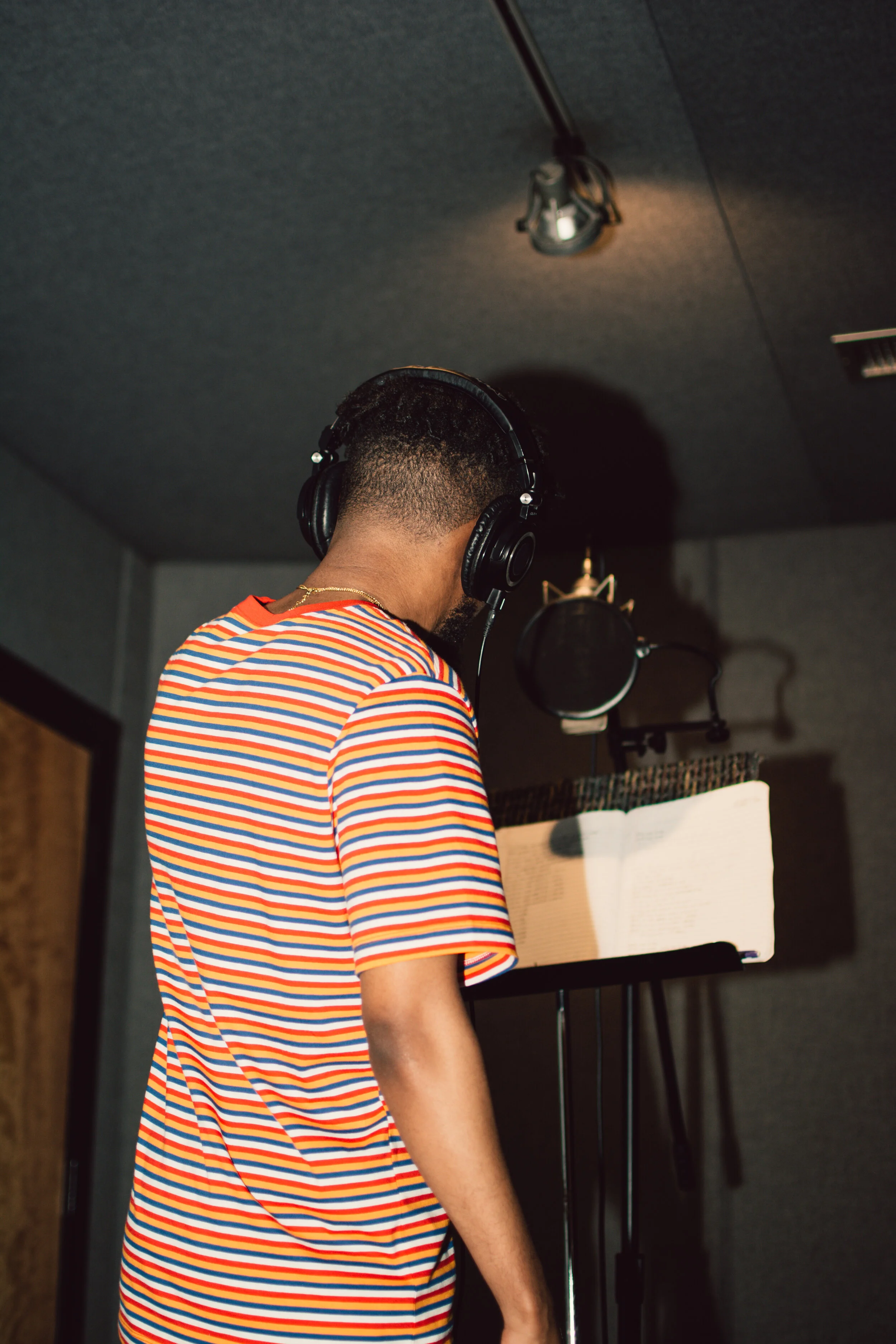 Bakari B. @ Patchwerk Studios Session #1. Photo Taken By Essence Ransome. Shirt By Nike.
