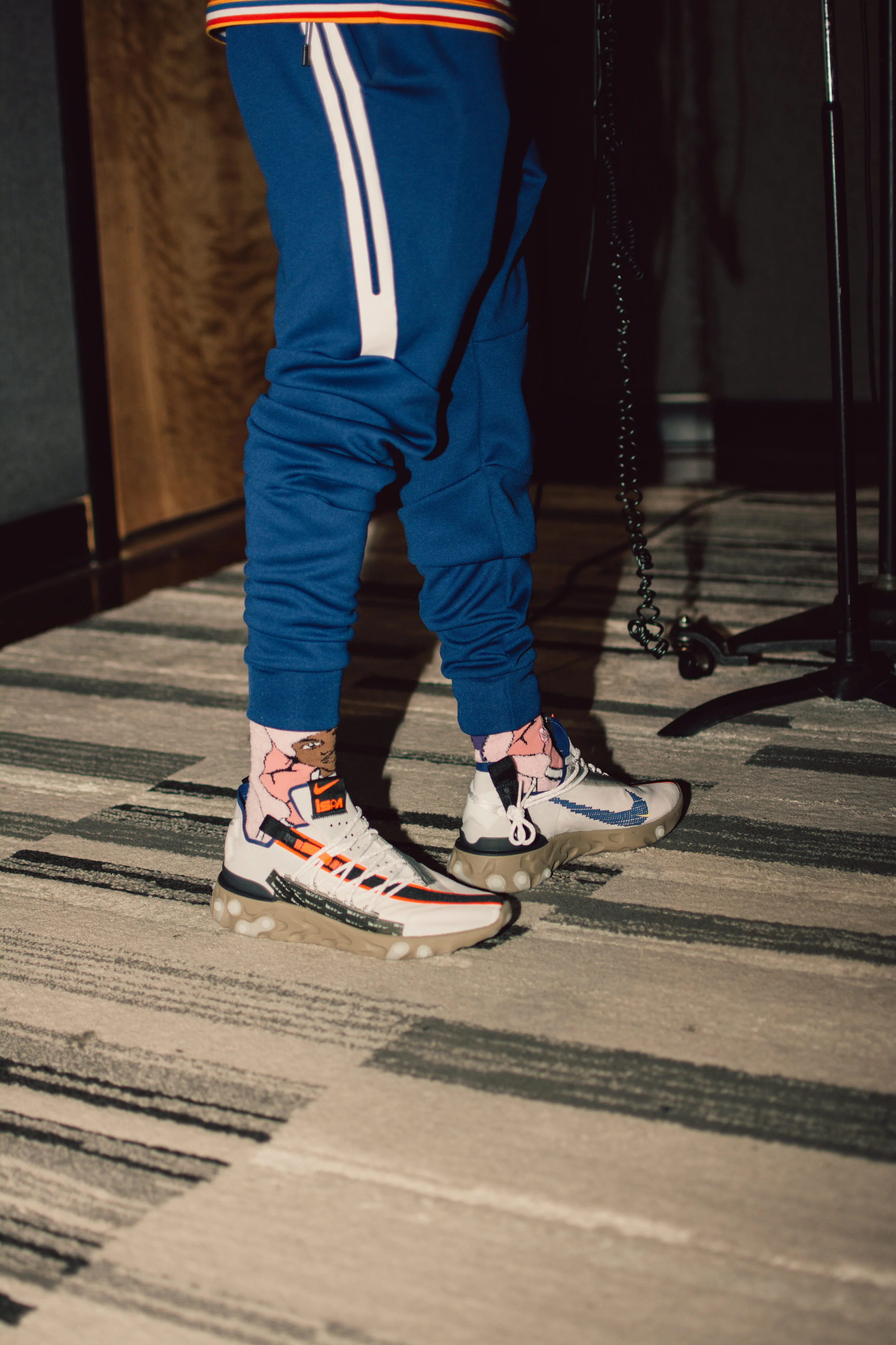 Bakari B. @ Patchwerk Studios Session #1. Photo Taken By Essence Ransome. Pants &amp; Shoes By Nike. Socks By Stance.