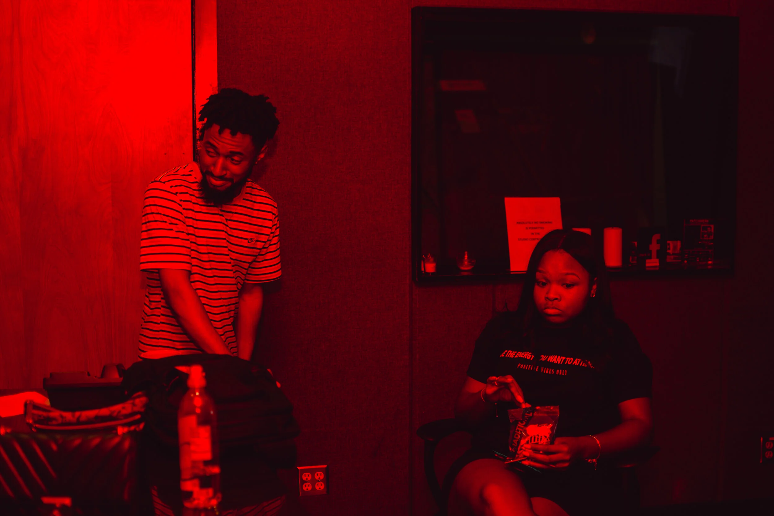 Bakari B. &amp; Jayla @ Patchwerk Studios Session #1. Photo Taken By Essence Ransome.