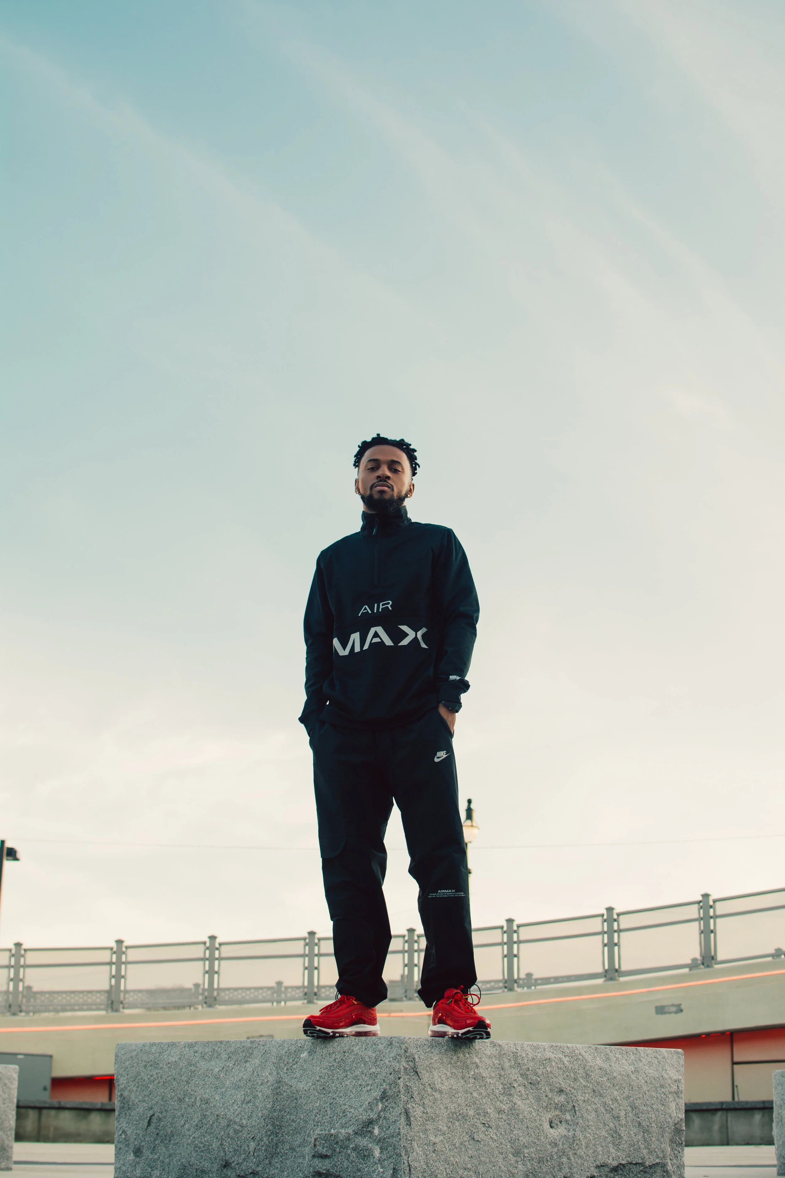 Bakari B. Photo Taken By Essence Ransome. Outfit By Nike.