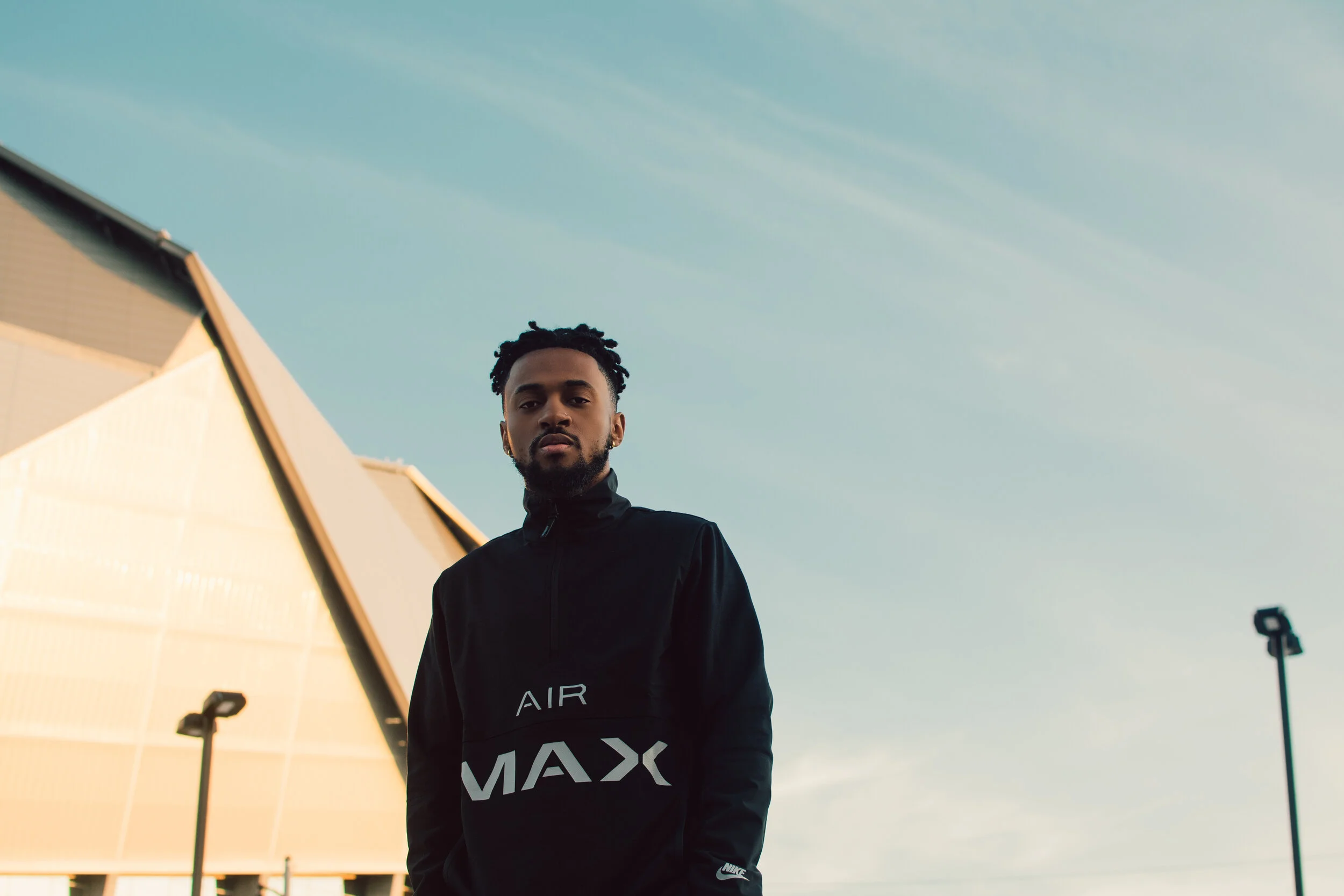 Bakari B. Photo Taken By Essence Ransome. Jacket By Nike.