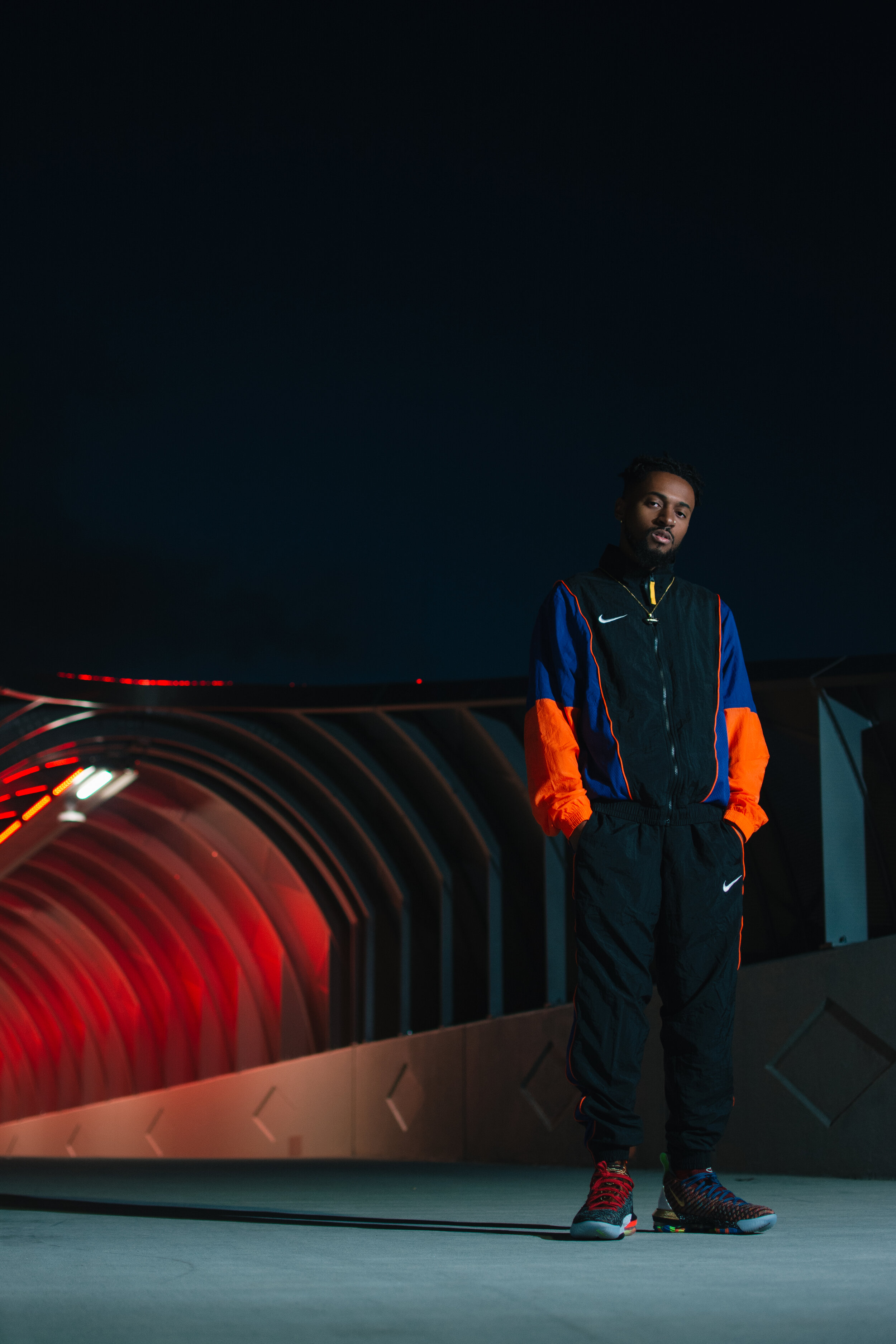 Bakari B. Photo Taken By Essence Ransome. Outfit By Nike.