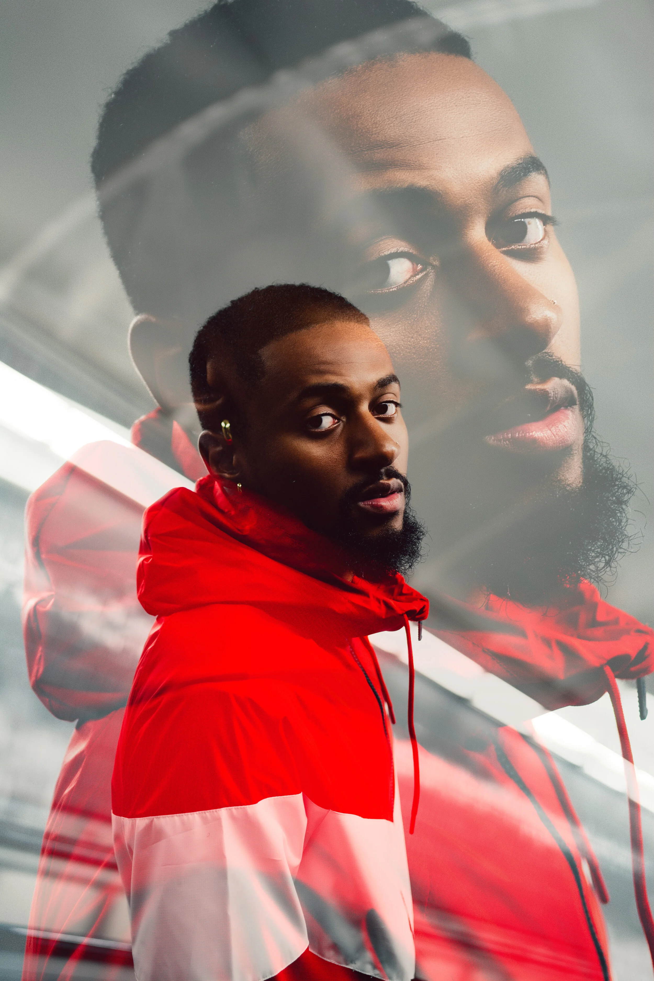 Bakari B. Photo Taken By Essence Ransome. Jacket By Nike.
