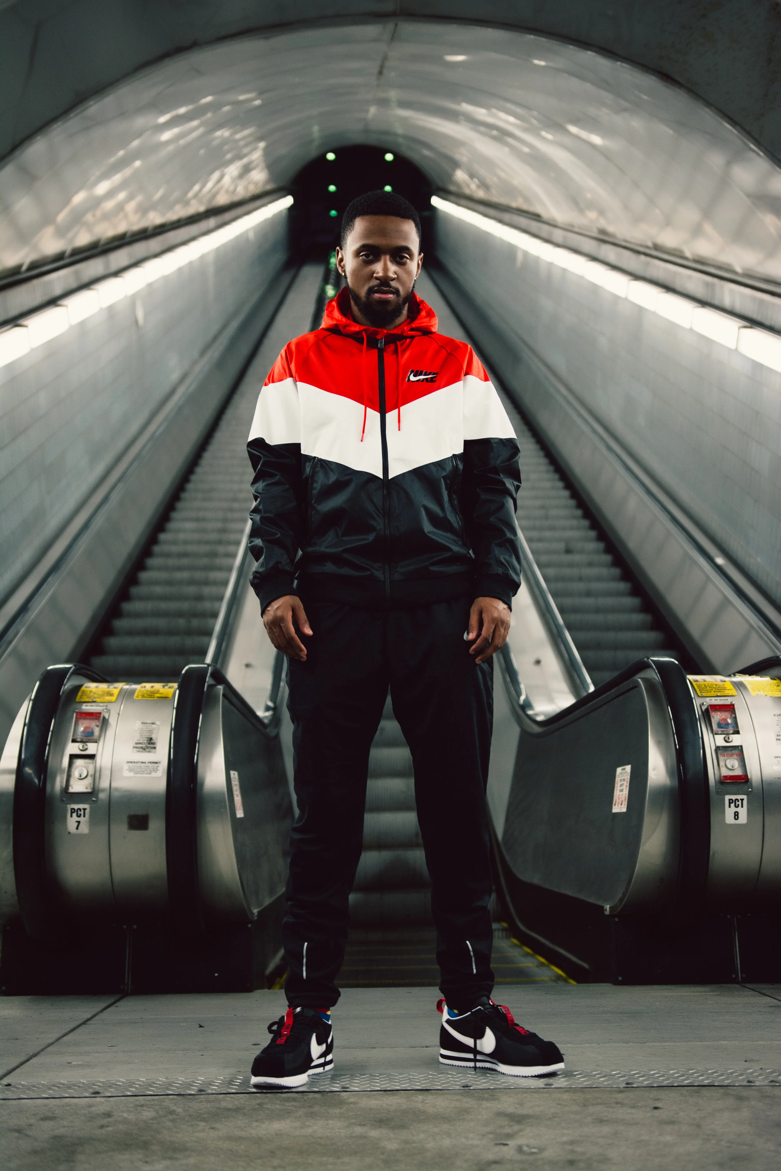 Bakari B. Photo Taken By Essence Ransome. Outfit By Nike.