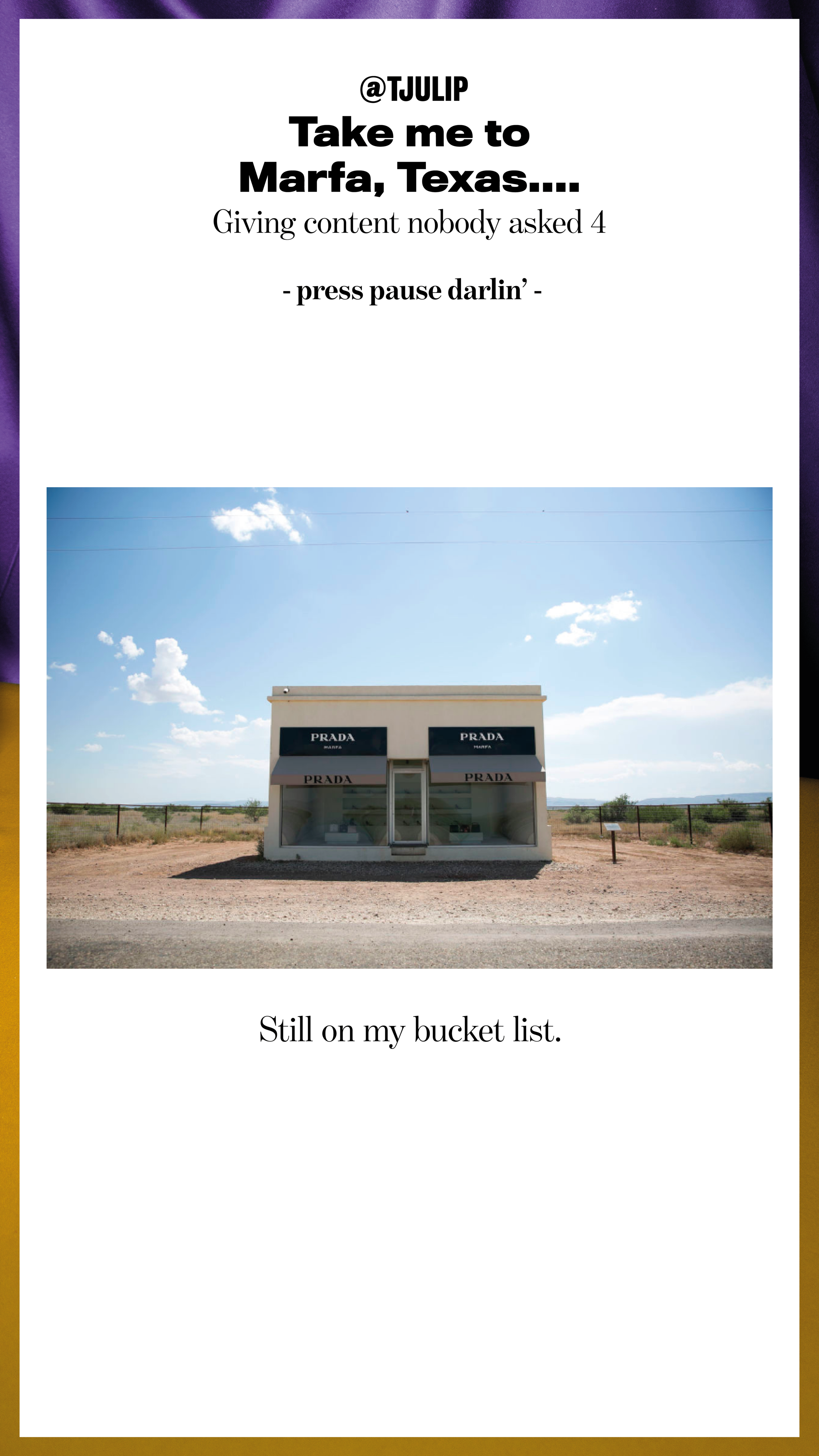 Window shopping in the desert...