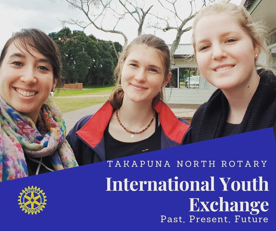 International Youth Exchange (IYE), is an opportunity for 15-18 year old students to live and study overseas. They get to experience a new culture, learn a new language and become global citizens.
Takapuna North Rotary send and receives students ever