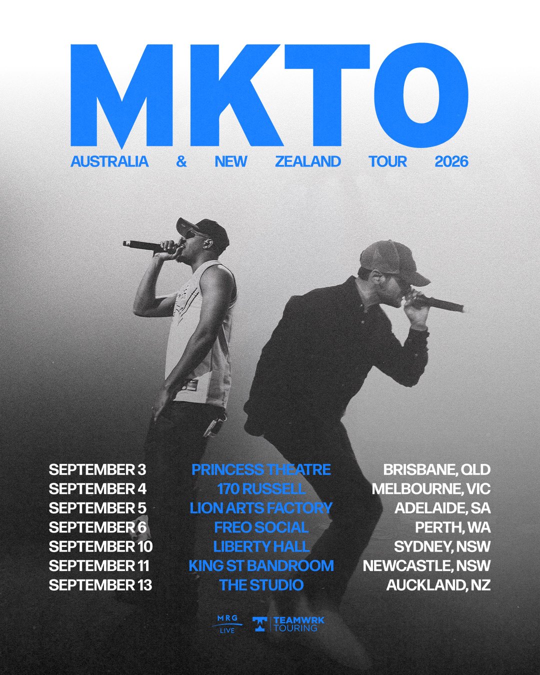 MKTO - Australia &amp; New Zealand Tour 2026