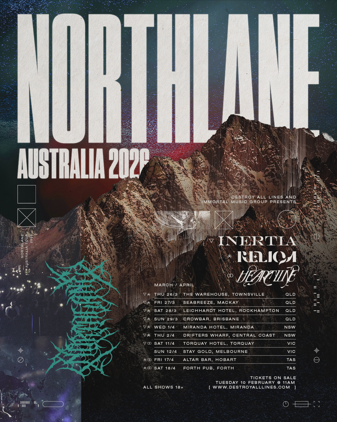 Northlane - Australia 2026 - Gosford