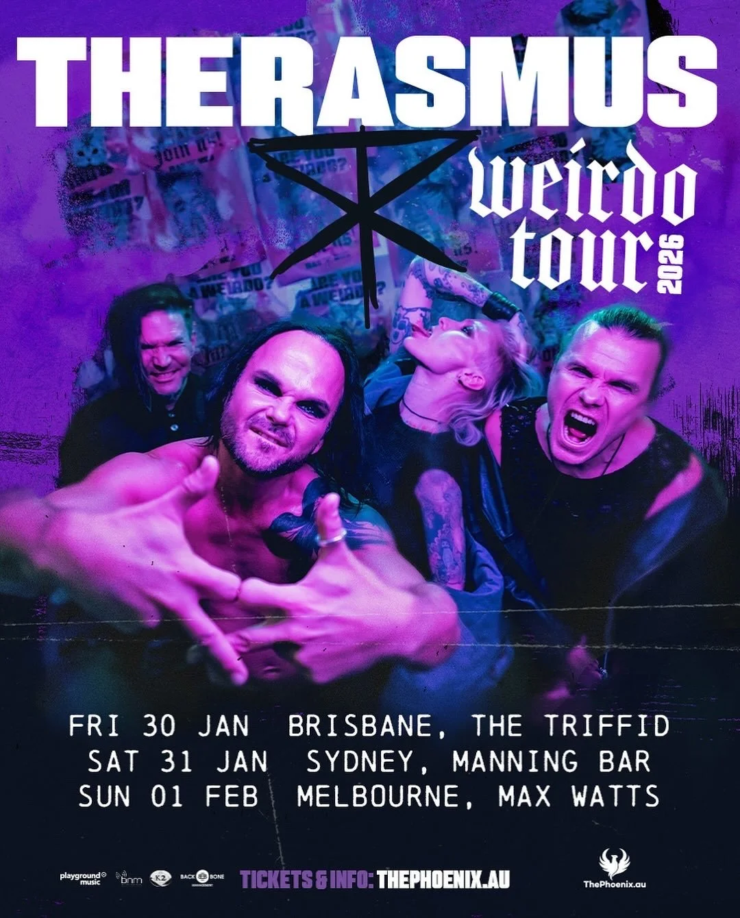 The Rasmus - Weirdo Tour 2026