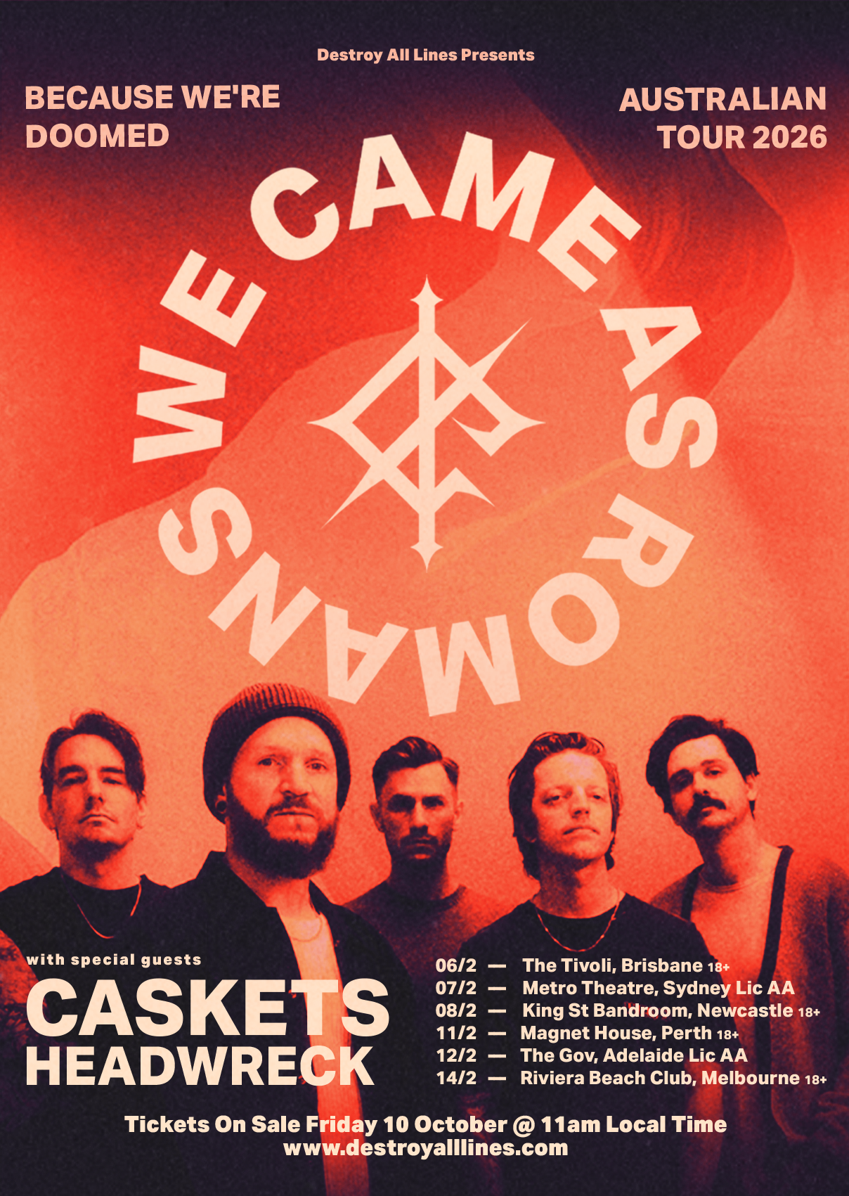 We Came As Romans - Because We’re Doomed Tour 