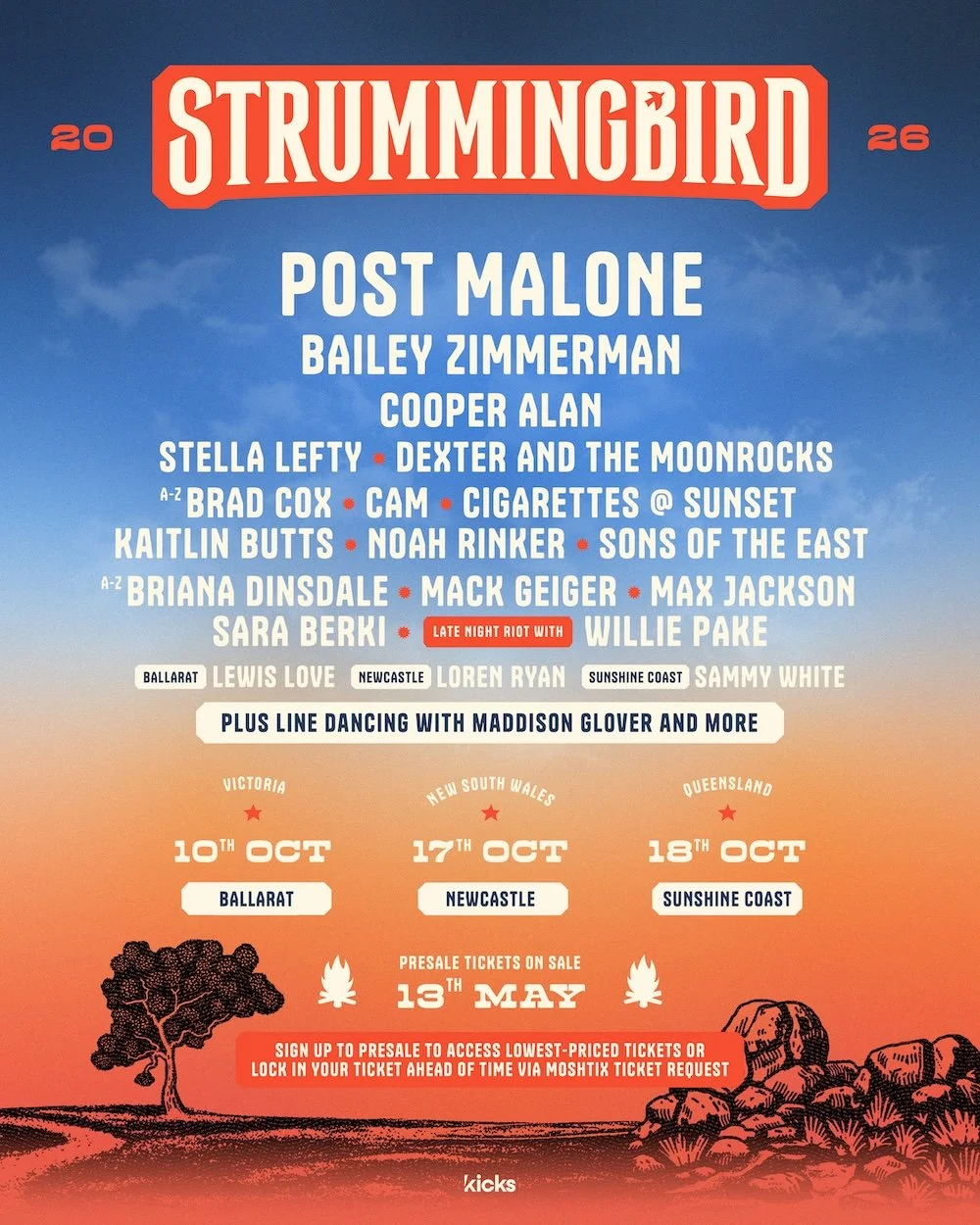 Strummingbird 2026 Lands
