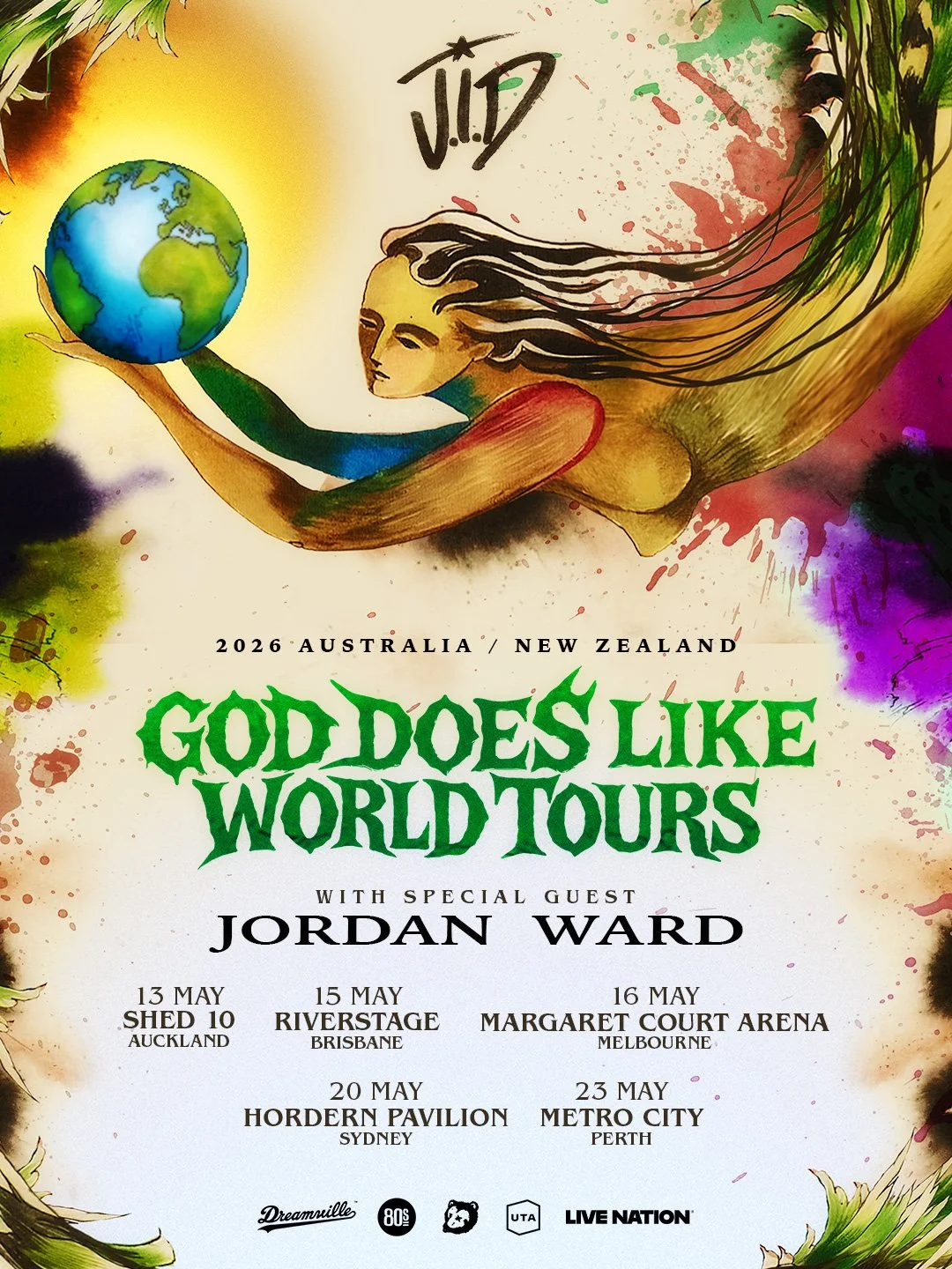 J.I.D - God Does Like World Tours 