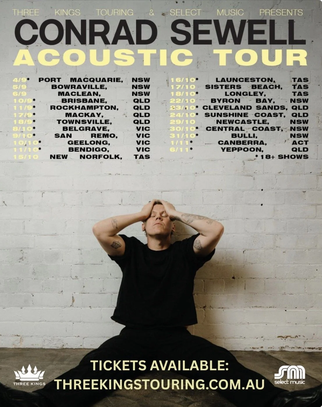 Conrad Sewell - Acoustic Tour