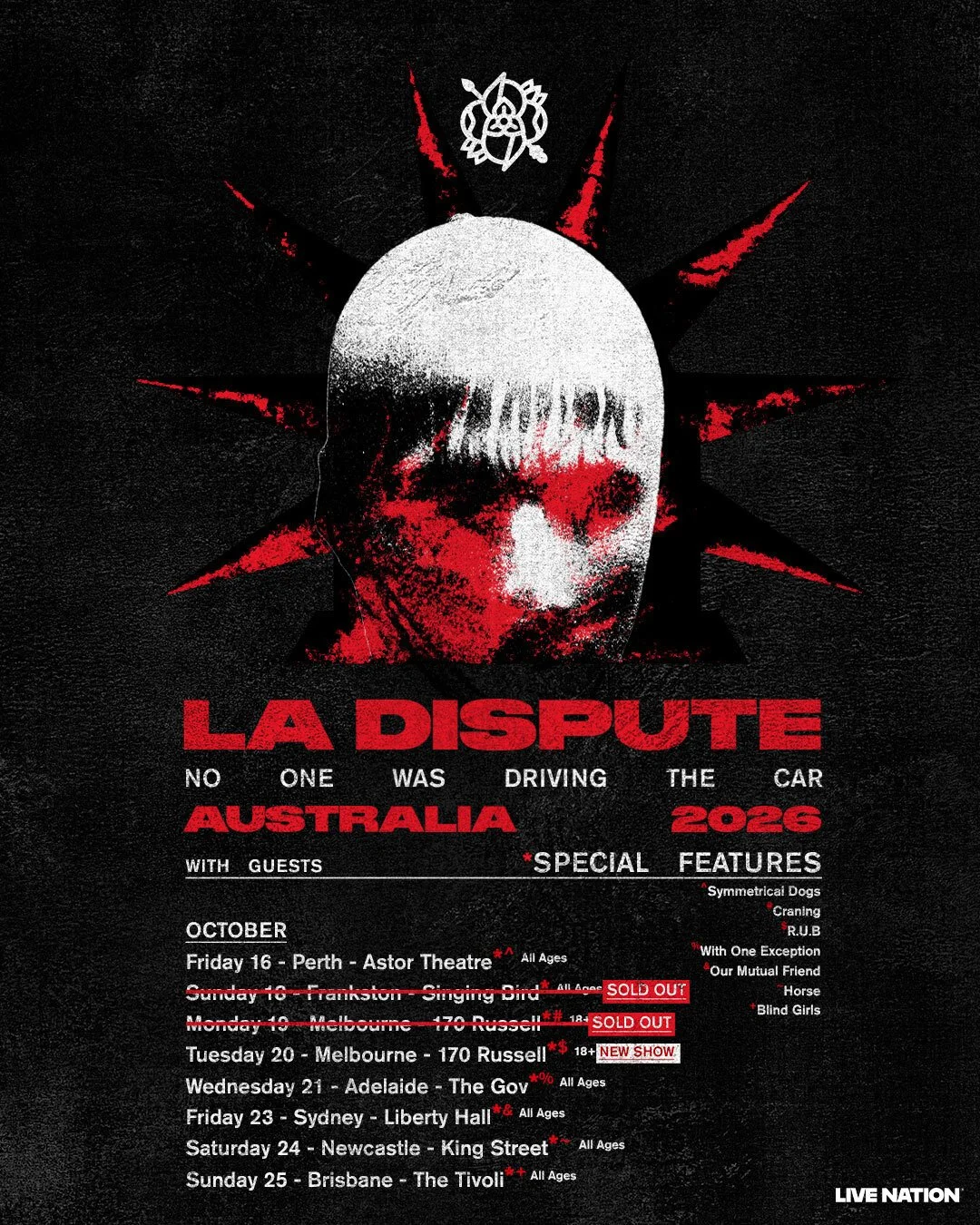 La Dispute - No One Was Driving The Car Tour