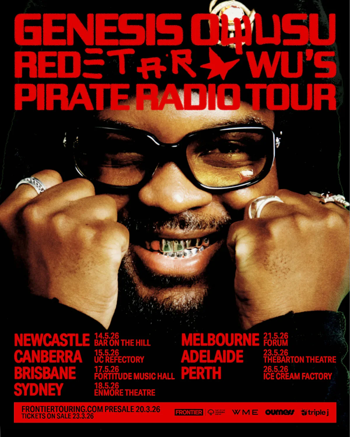 Genesis Owusu - Red Star Wu's Pirate Radio Tour