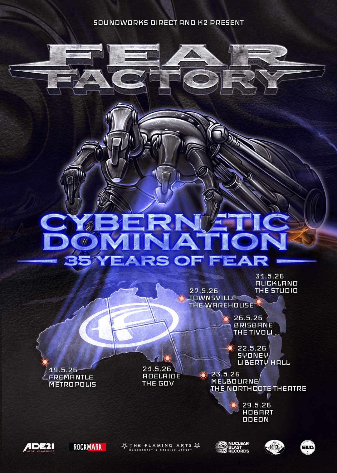 Fear Factory - Cybernetic Domination Tour
