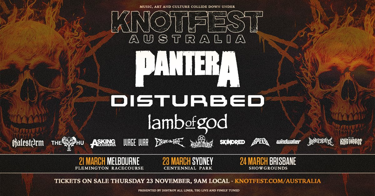 Prepare maggots...KNOTFEST 2024 is coming