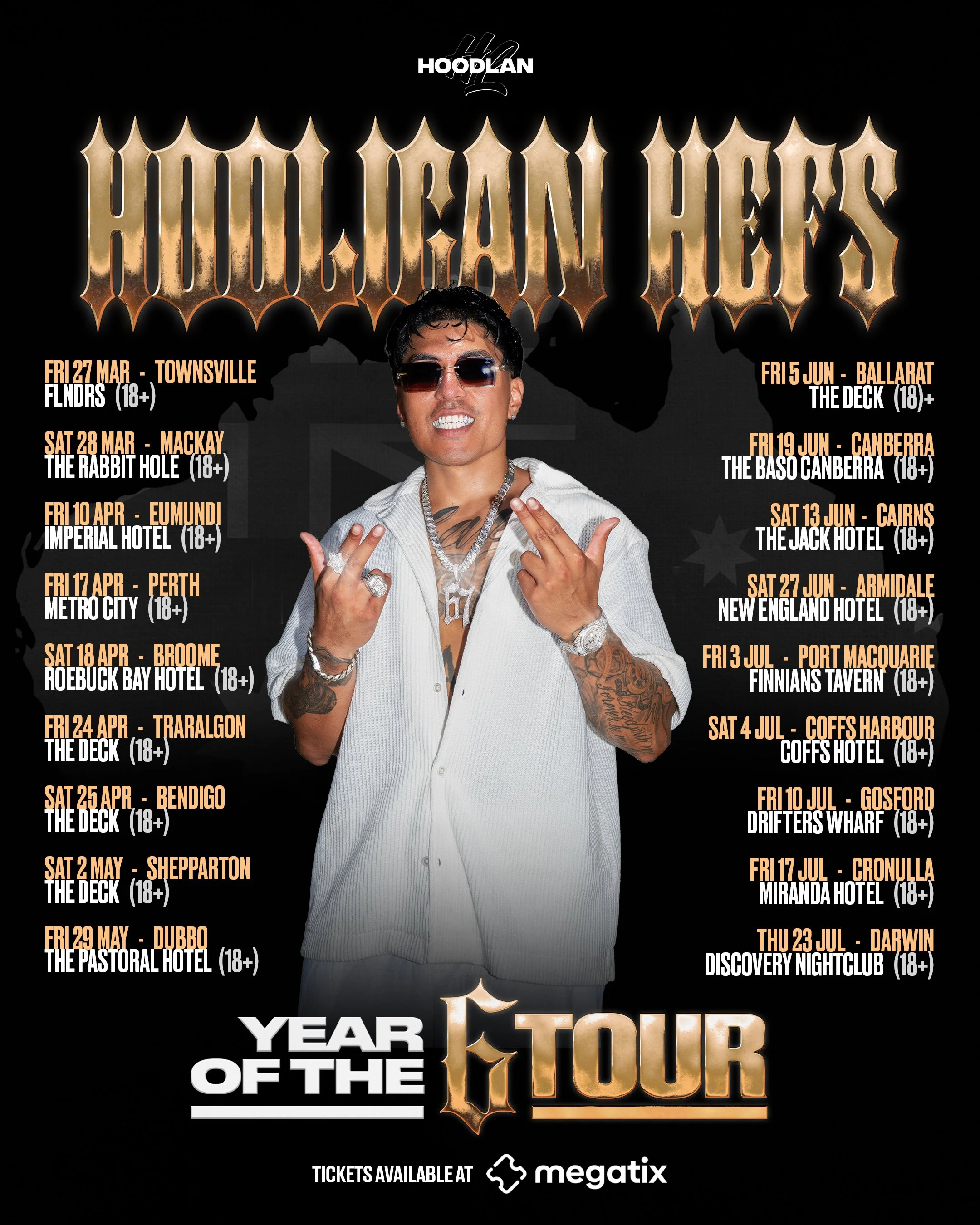 Hooligan Hefs - Year Of The 6 Tour