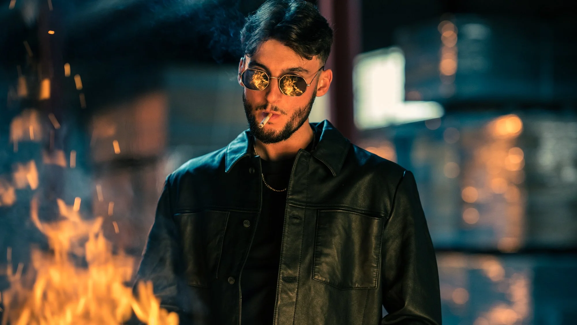 Tournage du clip FEU de Larson ( 2022 )