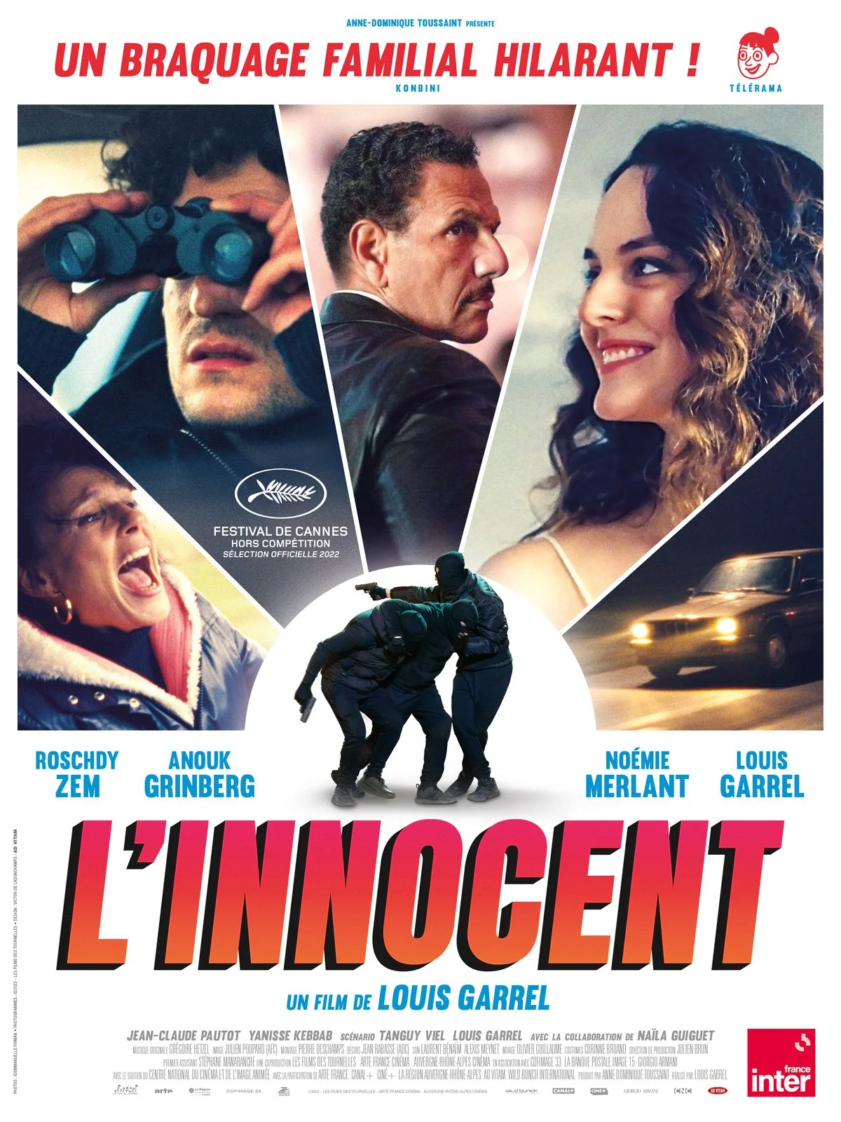 L’affiche de L’innocent de Louis Garrel ( 2022 ), les films des tourelles, france