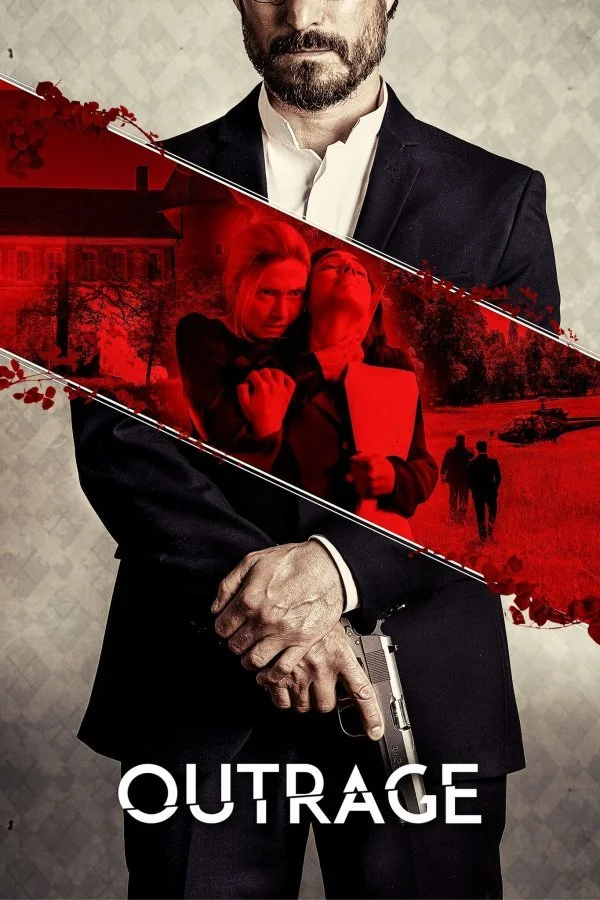 L’affiche de Outrage de Mathieu Bonzon ( 2024 ), Madpark productions, USA