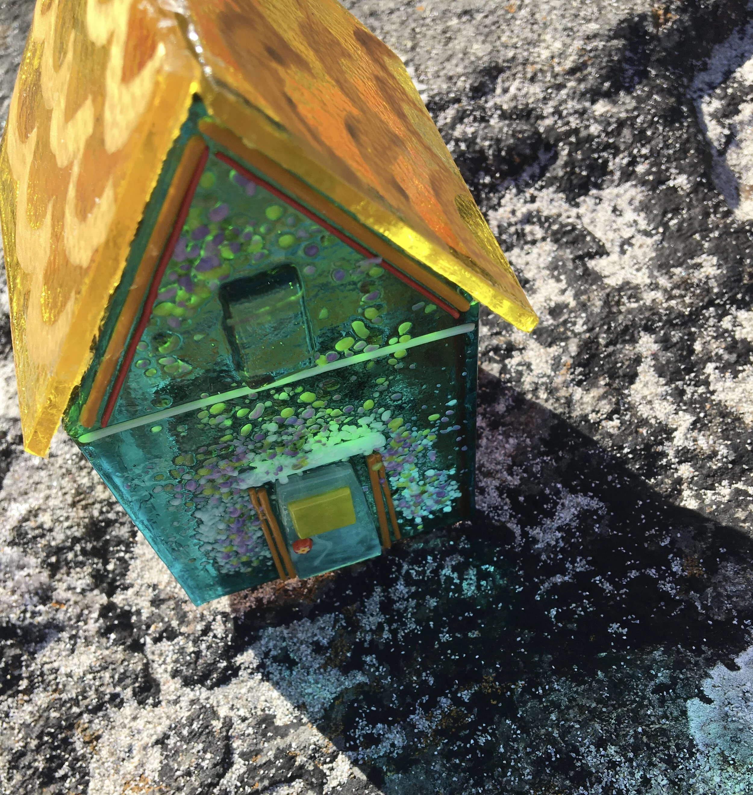 Barra beach glass hut 3D/Green