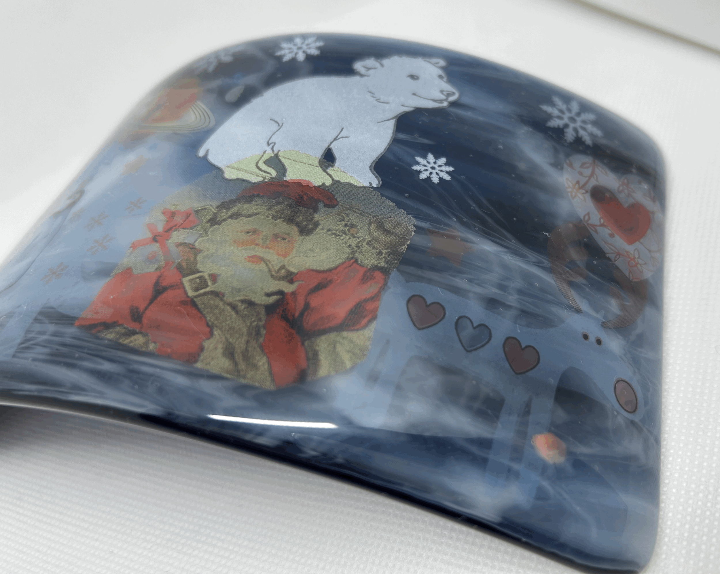 Blue Christmas curve