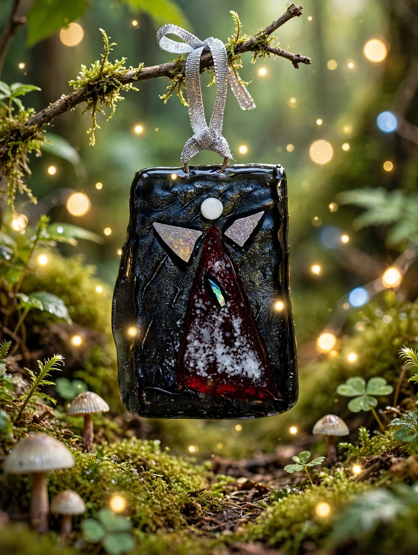 Black Angel in the forest.webp