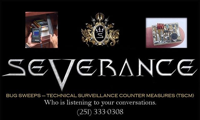 Severance provides bug sweep services for homes and offices of all sizes, from estates to executive suites. Among our clients are high net worth individuals, celebrities, politicians, dignitaries, high profile targets and executives. We offer service