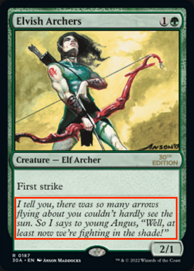 Elvish Archers (30th Anniversary Edition)