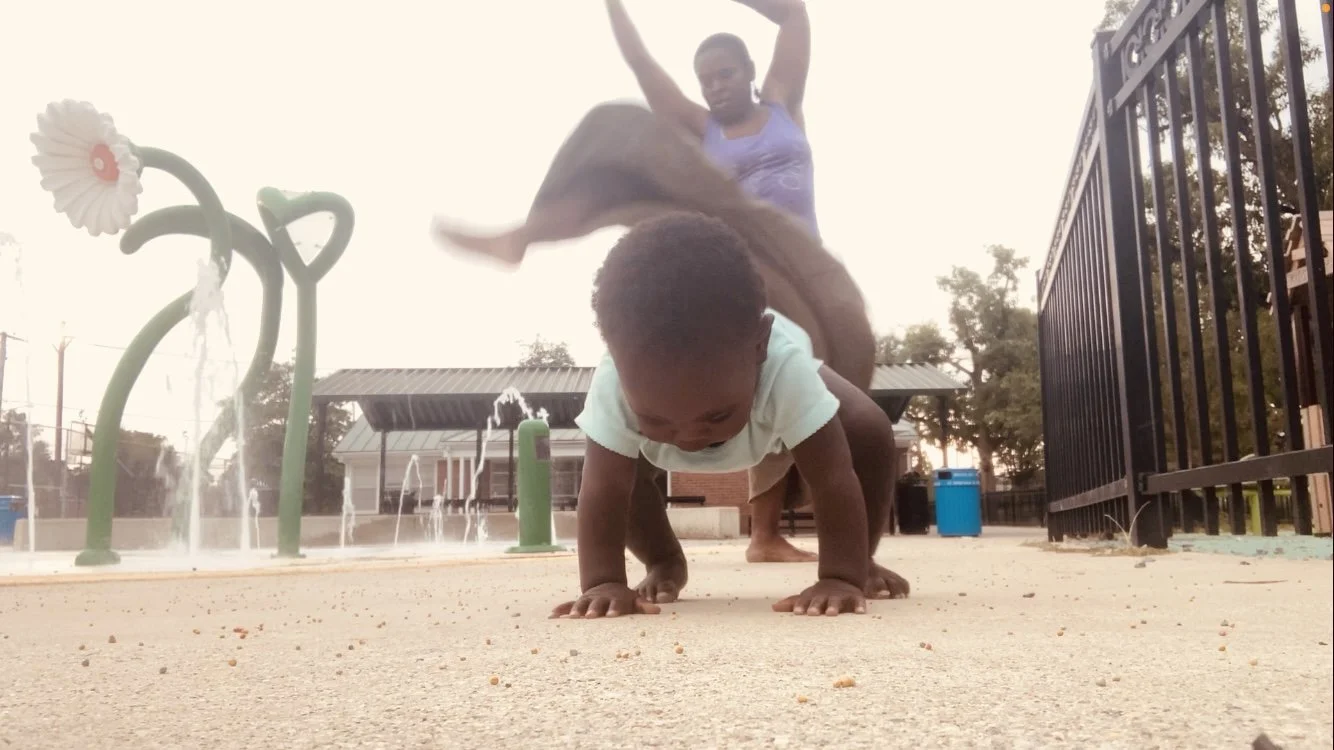Dancing at the playground