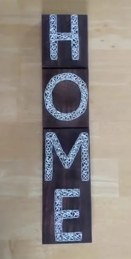 Home Sign (Vertical) with Interchangeable O