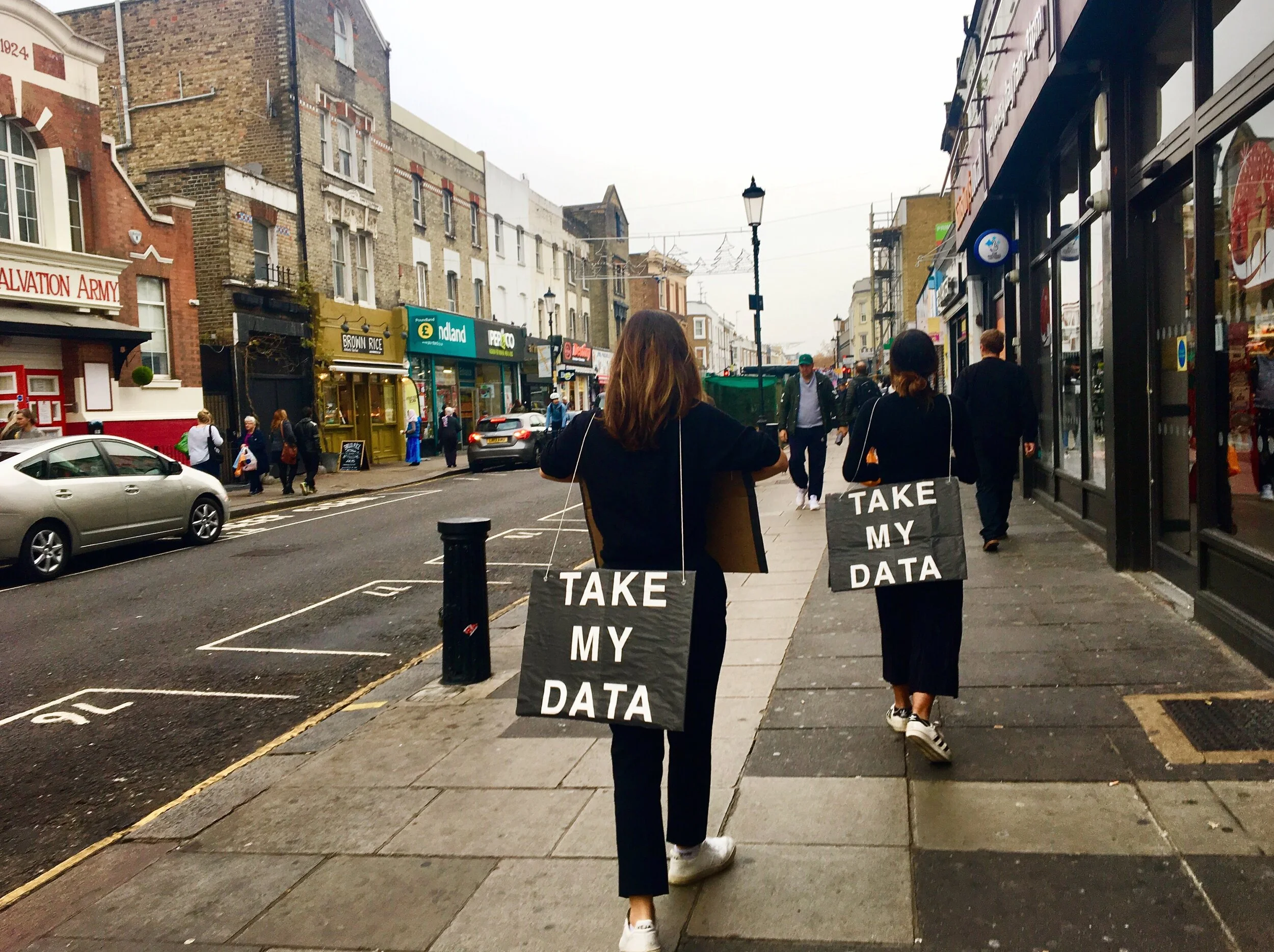 A shot taken during the public stunt.