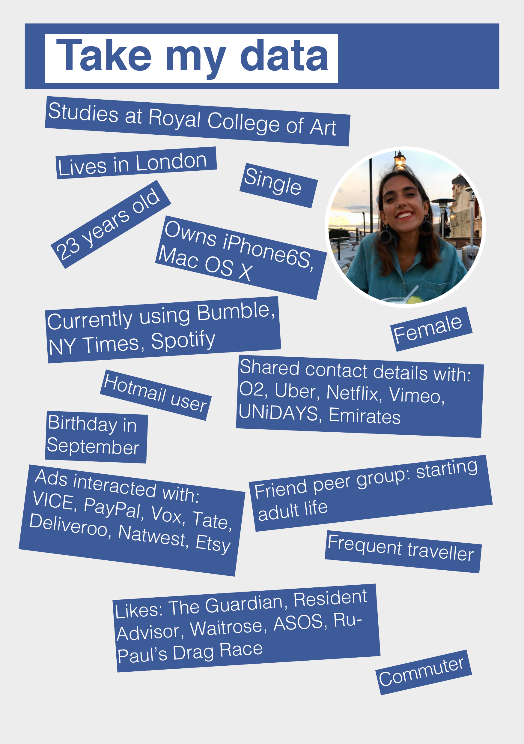 The flyers we handed out.