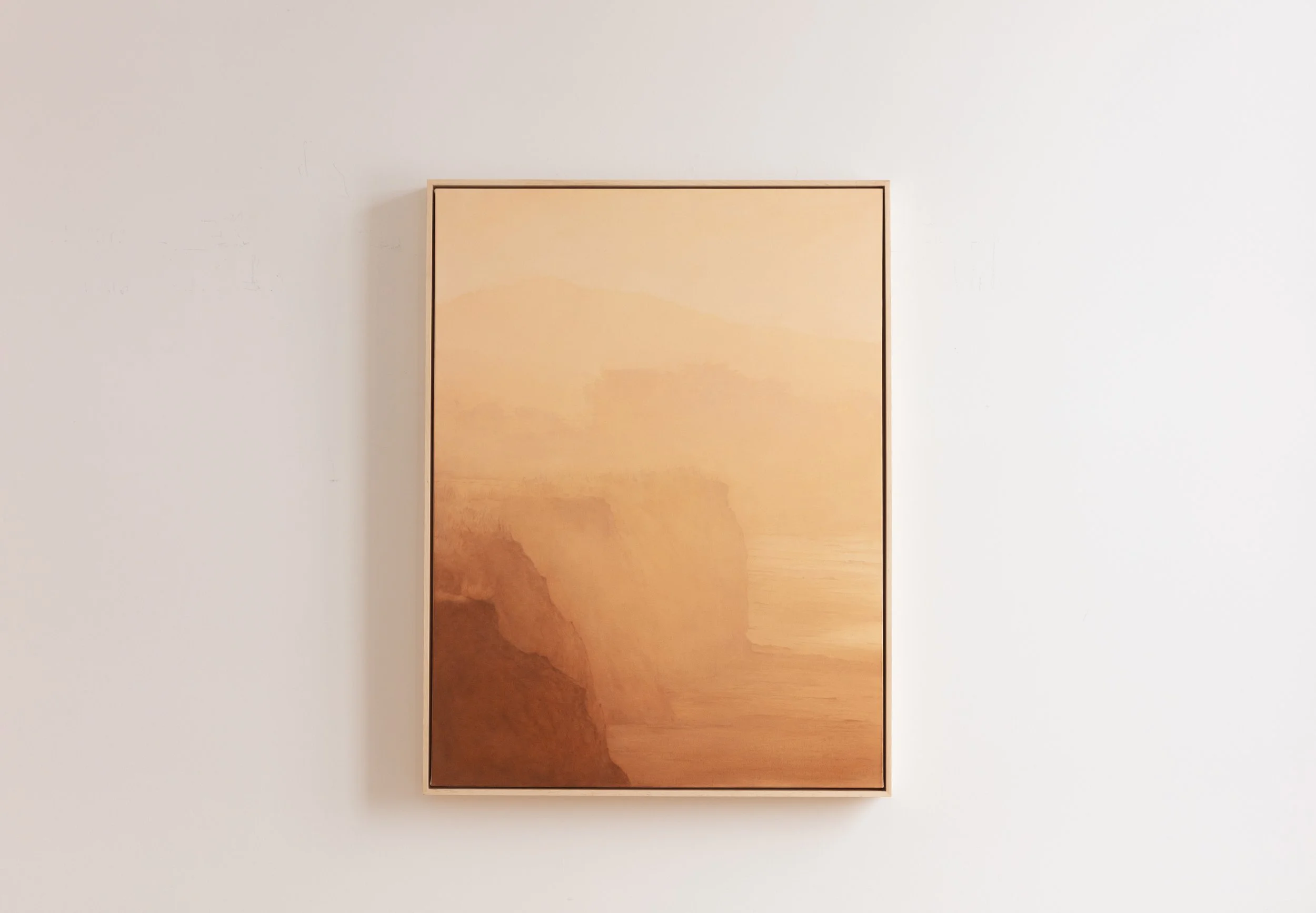 "There is magic here" an original oil landscape painting inspired by the softness and light of the west coast.