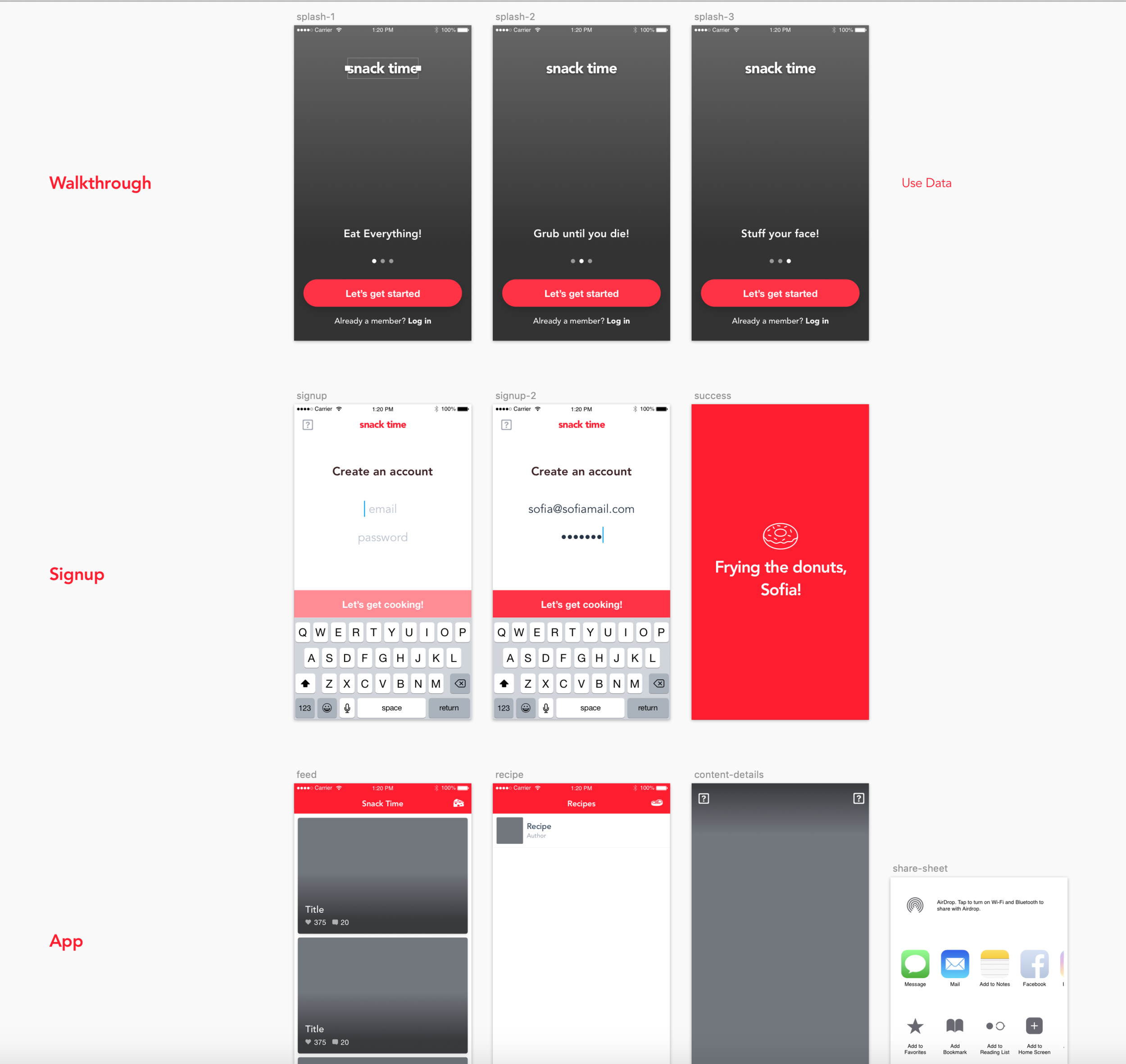 WireFrame Phase