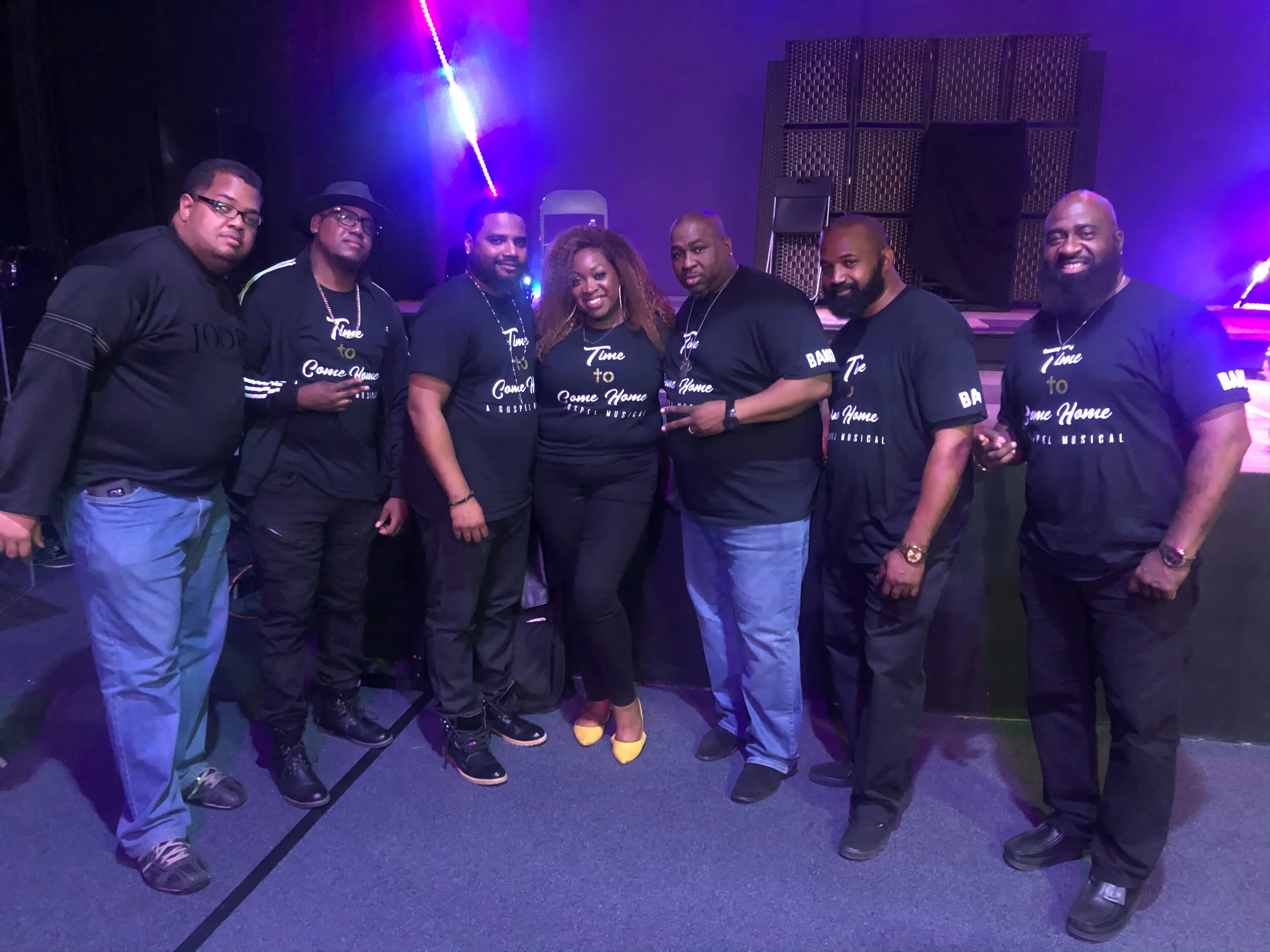 BSP Band Members Albert, Justin, Robert, Lora(the director) Darrly (Music director) James, &amp; Bobby