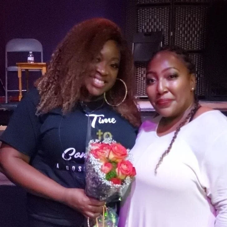 Our CEO/Director Lora Monsac and The choreographer Dae Thomas-Haggood